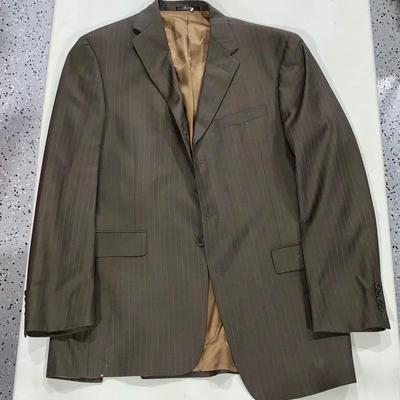 Men’s Brown Pinstripe Suit Jacket - Austin Reed/Dillards