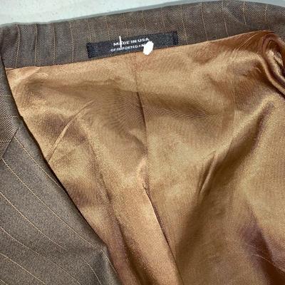 Men’s Brown Pinstripe Suit Jacket - Austin Reed/Dillards