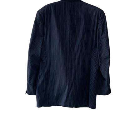 Men’s Navy Pinstripe Suit by Hickey-Freeman/Dillards - Size 42L