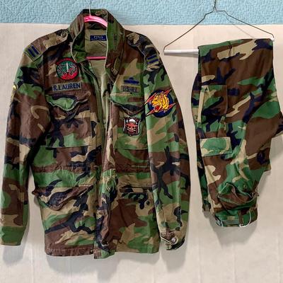 Polo Ralph Lauren Camo “Military” Jacket W/Pants