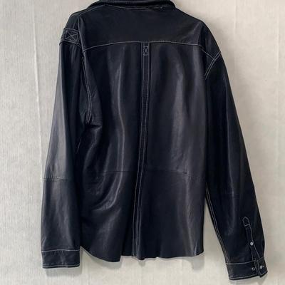 Martin Gordon Men’s Leather Jacket, Size XL