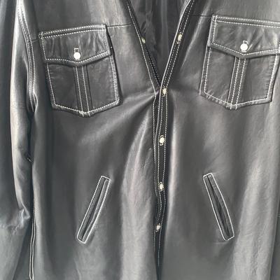Martin Gordon Men’s Leather Jacket, Size XL