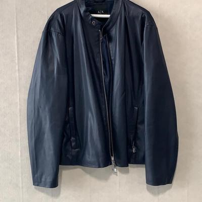 Men’s Navy Armani Exchange Jacket, Size XXL