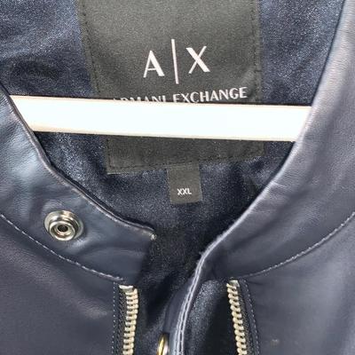 Men’s Navy Armani Exchange Jacket, Size XXL