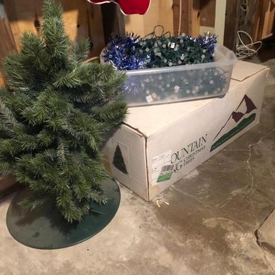 Christmas tree and accessories