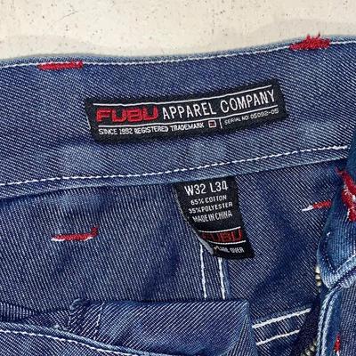 Men’s Fubu Shiny/Metallic Jeans - Size 32X34
