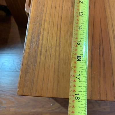 Teak 3 Drawer File Cabinet