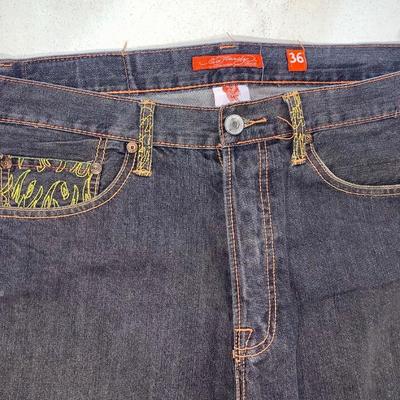 Vintage Men’s Ed Hardy Jeans - Devils