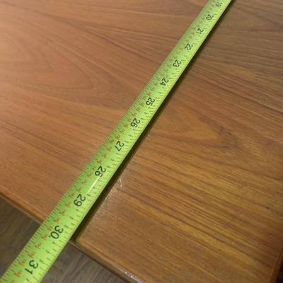 Large Teak Desk w/ Keyboard Slide Out