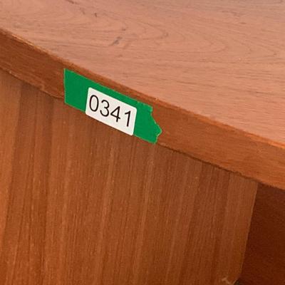 Round Teak Corner Desk - Office Unit