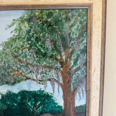 Original Acrylic Painting Seabrook S.C. Marsh