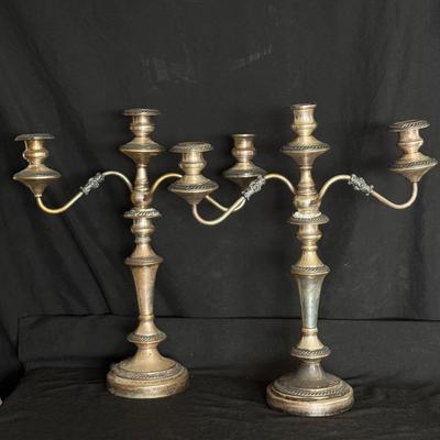 Two Large Elegant Candelabras (DR-DZ)