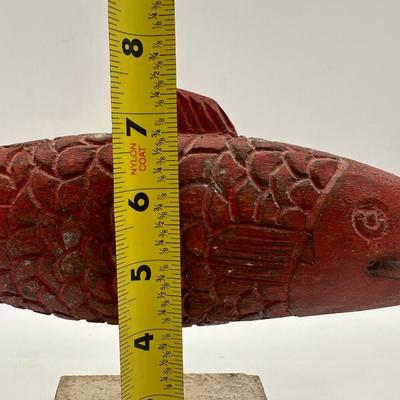 Hand Carved Painted Fish