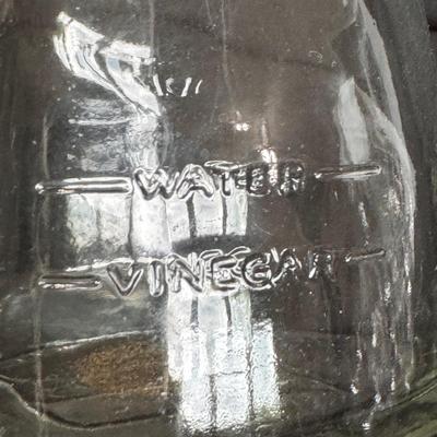 Collection of Glass Oil & Dressing Pitchers w/ Stoppers (DR-DZ)