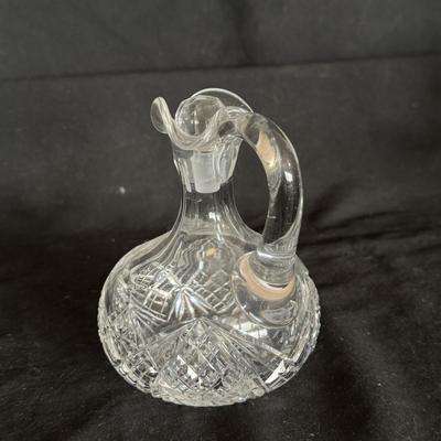 Collection of Glass Oil & Dressing Pitchers w/ Stoppers (DR-DZ)