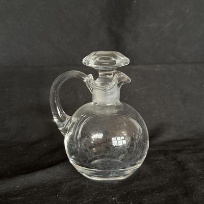 Collection of Glass Oil & Dressing Pitchers w/ Stoppers (DR-DZ)