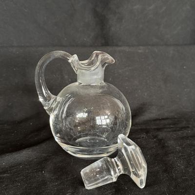 Collection of Glass Oil & Dressing Pitchers w/ Stoppers (DR-DZ)