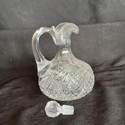 Collection of Glass Oil & Dressing Pitchers w/ Stoppers (DR-DZ)