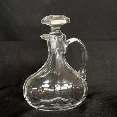 Collection of Glass Oil & Dressing Pitchers w/ Stoppers (DR-DZ)