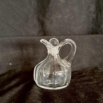 Collection of Glass Oil & Dressing Pitchers w/ Stoppers (DR-DZ)