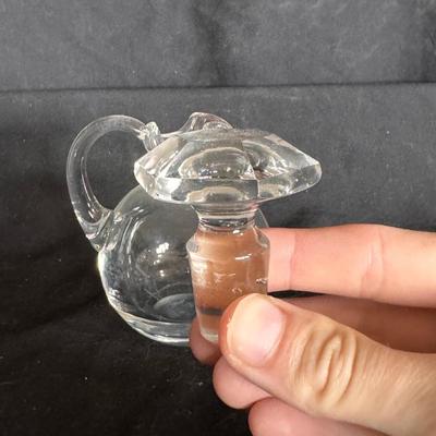 Collection of Glass Oil & Dressing Pitchers w/ Stoppers (DR-DZ)