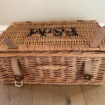 Vintage Fortnum & Masons Wicker Basket
