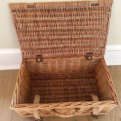 Vintage Fortnum & Masons Wicker Basket