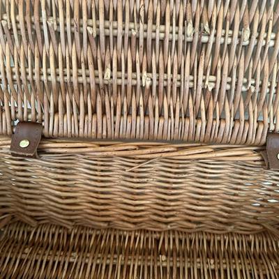 Vintage Fortnum & Masons Wicker Basket