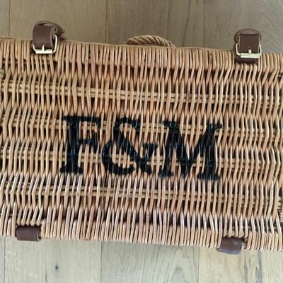 Vintage Fortnum & Masons Wicker Basket