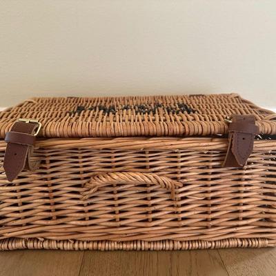 Vintage Fortnum & Masons Wicker Basket