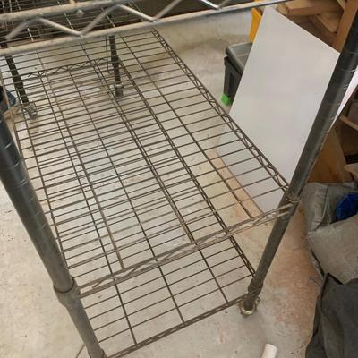 Industrial Metal Shelving -Lot #113