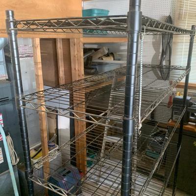 Industrial Metal Shelving -Lot #113