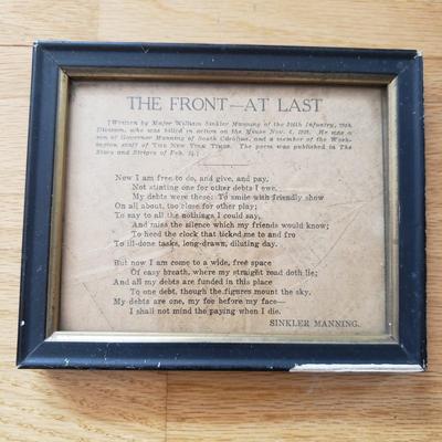 Distinguished Service for Major Manning (DR-KD)