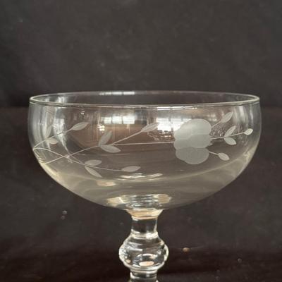Etched Glass Cocktail Hour Glassware and More (DR-DZ)