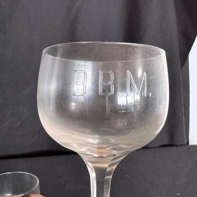 Etched Glass Cocktail Hour Glassware and More (DR-DZ)