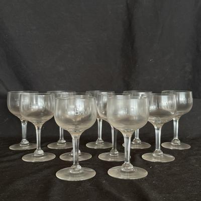 Etched Glass Cocktail Hour Glassware and More (DR-DZ)