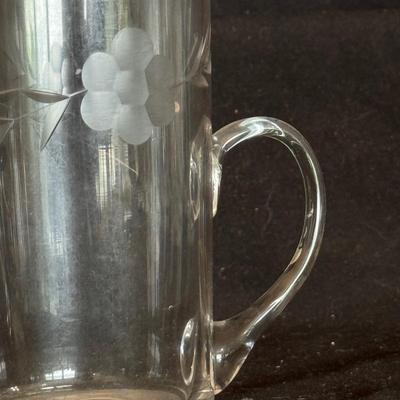 Etched Glass Cocktail Hour Glassware and More (DR-DZ)