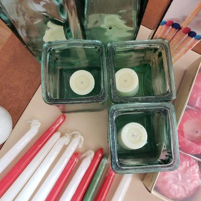 Heavy Candle Vases, Holiday Candles and a Swedish FireSteel (DR-KD)