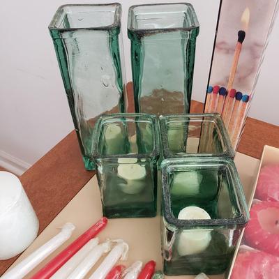 Heavy Candle Vases, Holiday Candles and a Swedish FireSteel (DR-KD)