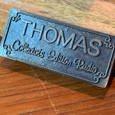 Thomas Old Time Look Fully Functioning Radio