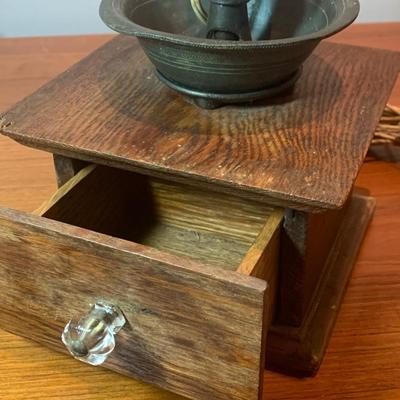 Hand Made Coffee Grinder Lamp