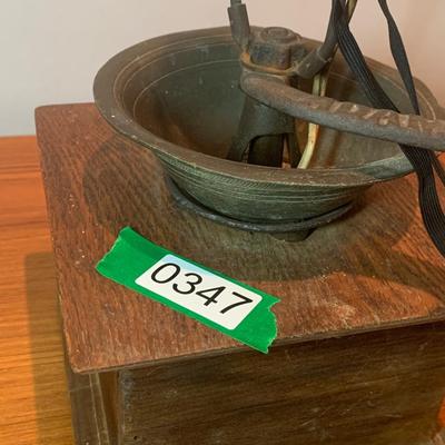 Hand Made Coffee Grinder Lamp