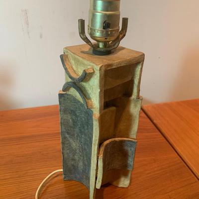 Heavy Cast Hand Made MCM Lamp