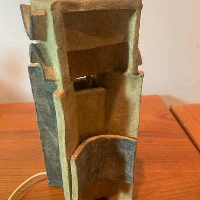 Heavy Cast Hand Made MCM Lamp