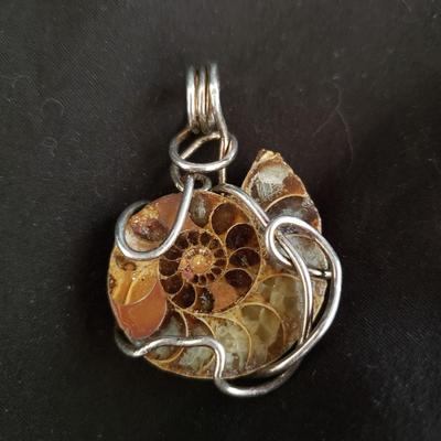 Stone, Nautilus Pendants and Mother of Pearl Belt Buckles (DR-KD)