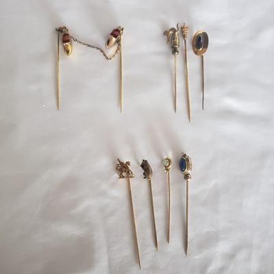 14K Gold/Diamond Cloak Pins (DR-KD)