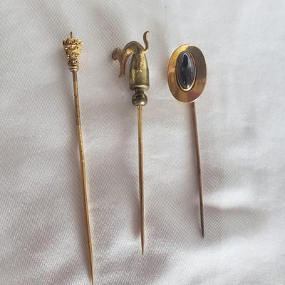 14K Gold/Diamond Cloak Pins (DR-KD)