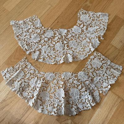 Ivory Doilies, Tablecloth, and Table Runner (DR-DZ)