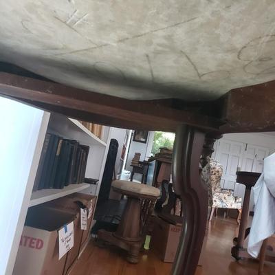 Victorian Marble Top Table (LR-KD)