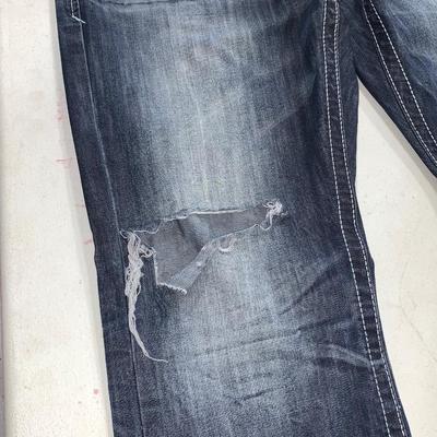 Vintage Men’s Distressed Salvage Jeans - Size 36L